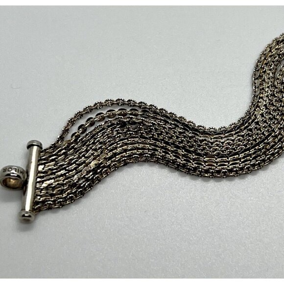 925 STERLING SILVER  MILOR ITALY BRACELET - Picture 3 of 9